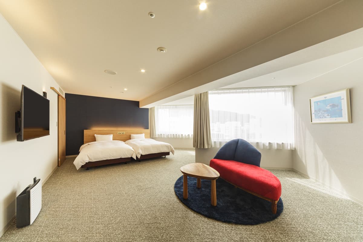 ハリウッドツイン　長期滞在室内