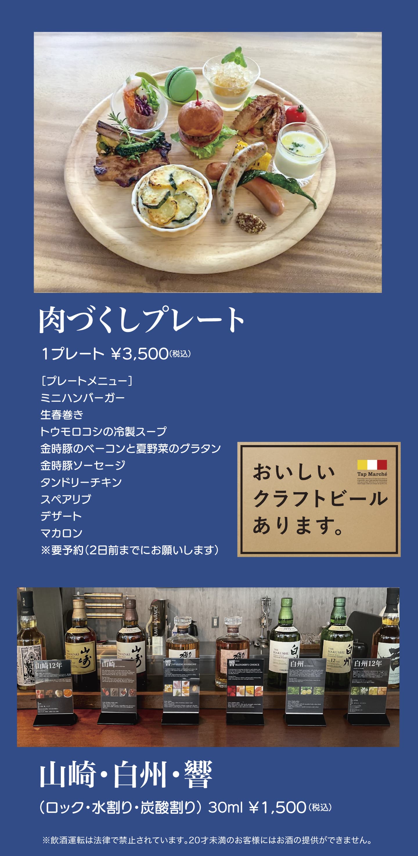 肉づくしプレート